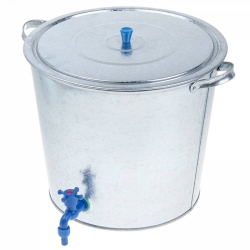 Бак для воды оцинкованный 32 л. с краном